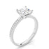 MJ-128 Classic 925 Sterling Silver Moissanite Ring stylish jewelry Anniversary Ring