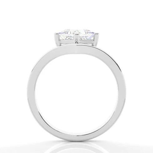 MJ-129 Classic 925 Sterling Silver Moissanite Ring stylish jewelry Anniversary Ring