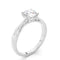 MJ-123 Classic 925 Sterling Silver Moissanite Ring stylish jewelry Anniversary Ring