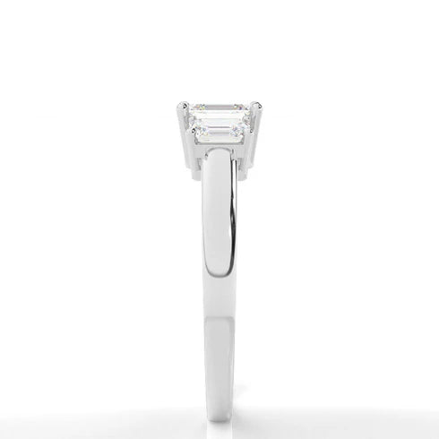 MJ-130 Classic 925 Sterling Silver Moissanite Ring stylish jewelry Anniversary Ring