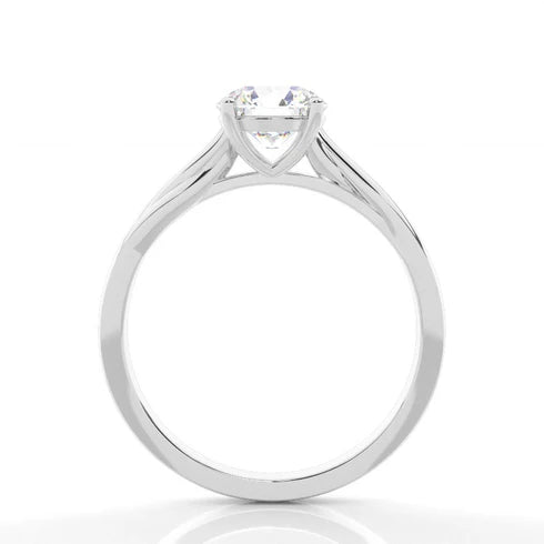 MJ-132 Classic 925 Sterling Silver Moissanite Ring stylish jewelry Anniversary Ring