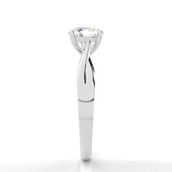 MJ-123 Classic 925 Sterling Silver Moissanite Ring stylish jewelry Anniversary Ring