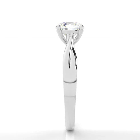 MJ-132 Classic 925 Sterling Silver Moissanite Ring stylish jewelry Anniversary Ring