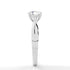 MJ-123 Classic 925 Sterling Silver Moissanite Ring stylish jewelry Anniversary Ring