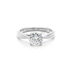 MJ-123 Classic 925 Sterling Silver Moissanite Ring stylish jewelry Anniversary Ring