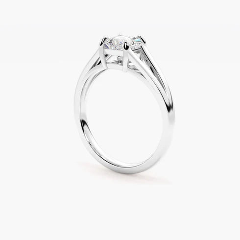 MJ-133 Classic 925 Sterling Silver Moissanite Ring stylish jewelry Anniversary Ring