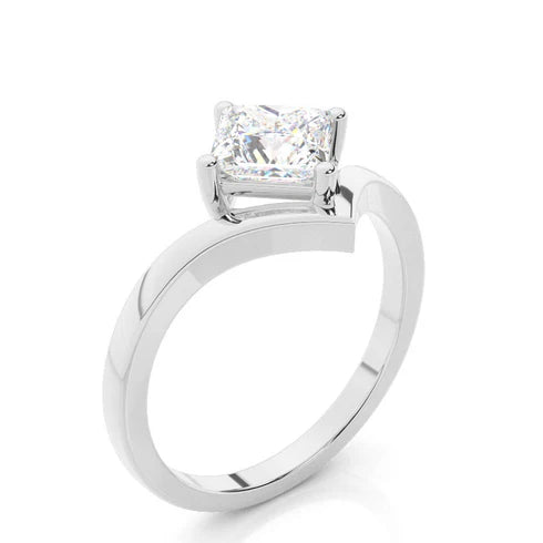 MJ-129 Classic 925 Sterling Silver Moissanite Ring stylish jewelry Anniversary Ring