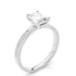 MJ-135 Classic 925 Sterling Silver Moissanite Ring stylish jewelry Anniversary Ring