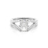 MJ-131 Classic 925 Sterling Silver Moissanite Ring stylish jewelry Anniversary Ring