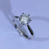 MJ-122 Classic 925 Sterling Silver Moissanite Ring stylish jewelry Anniversary Ring