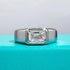 MJ-203 Carat D Color Moissanite Wedding Band Men Ring 925 Sterling Silver Engagement Rings For Man