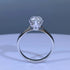 MJ-122 Classic 925 Sterling Silver Moissanite Ring stylish jewelry Anniversary Ring