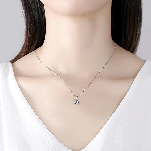 MJ-11 Sterling 100% 925 Silver Wedding Party Fine Jewelry Gift Pendant