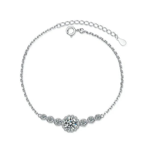 MJ-29 Moissanite Diamond Bracelet 1.0 Carat