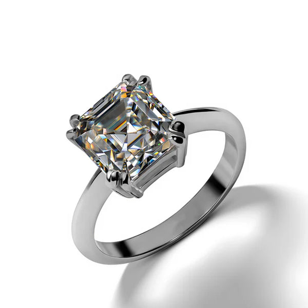 MJ-121 Wedding Jewelry Emerald Cut Engagement Ring – Buy 925 Silver