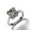 MJ-121 Wedding Jewelry Emerald Cut Engagement Ring – Buy 925 Silver