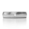 MJ-253 Silver 925 Platinum Diamond Mens Band
