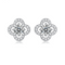 MJ-61 Flower Moissanite Earings Silver 925 Original Moissanite Diamond Test Past Wedding Drop EarringsJewelry