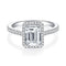 MJ-124 Classic 925 Sterling Silver Moissanite Ring stylish jewelry Anniversary Ring