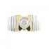 MJ 255 Authentic Gold Plate + Diamond + Silver 925 Ring