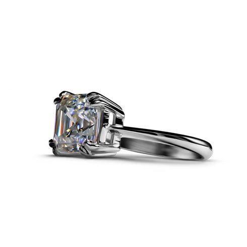 MJ-121 Wedding Jewelry Emerald Cut Engagement Ring – Buy 925 Silver