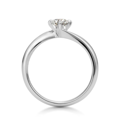 MJ-116 Classic 925 Sterling Silver Moissanite Ring stylish jewelry Anniversary Ring