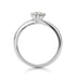MJ-116 Classic 925 Sterling Silver Moissanite Ring stylish jewelry Anniversary Ring