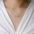 MJ-20 Moissanite Solitaire Pendant Necklace 5PCS Original in Pure Silver 925