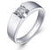 MJ-122 Carat D Color Moissanite Wedding Band Men Ring 925 Sterling Silver Engagement Rings For Man With GRA Certificate Gift