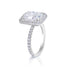 MJ-212 Radiant Cut Diamond Engagement Ring GRA Certified