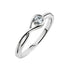MJ-111 Classic 925 Sterling Silver Moissanite Ring stylish jewelry Anniversary Ring