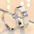 MJ-003 Silver 925 GRA Moissanite Diamond Couple Ring 2