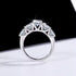 MJ-141 Classic 925 Sterling Silver Moissanite Ring stylish jewelry Anniversary Ring