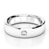 MJ-254 Silver 925 Platinum Diamond Mens Band