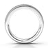 MJ-253 Silver 925 Platinum Diamond Mens Band