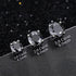 MJ-55 D Color Moissanite Lab Diamond Stud Earring For Women 925 Sterling Silver Wedding Engagement Ear Studs Jewelry