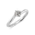 MJ-116 Classic 925 Sterling Silver Moissanite Ring stylish jewelry Anniversary Ring