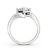 MJ-125 Classic 925 Sterling Silver Moissanite Ring stylish jewelry Anniversary Ring