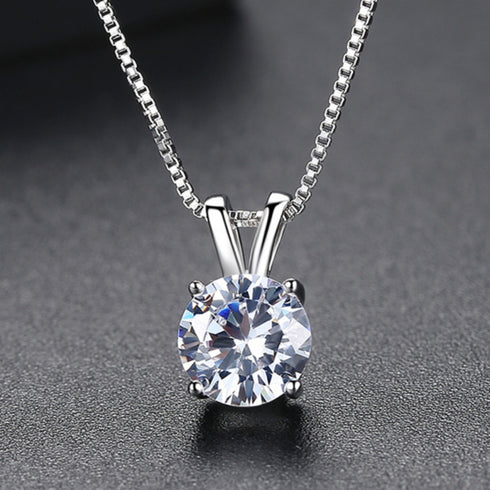 MJ-18 Sterling 100% 925 Silver Wedding Party Fine Jewelry Gift Pendant