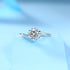 MJ-110 Classic 925 Sterling Silver Moissanite Ring stylish jewelry Anniversary Ring