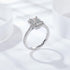MJ-124 Classic 925 Sterling Silver Moissanite Ring stylish jewelry Anniversary Ring