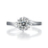 MJ-110 Classic 925 Sterling Silver Moissanite Ring stylish jewelry Anniversary Ring