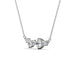 MJ-20 Moissanite Solitaire Pendant Necklace 5PCS Original in Pure Silver 925