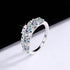 MJ-141 Classic 925 Sterling Silver Moissanite Ring stylish jewelry Anniversary Ring