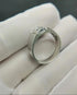 MJ-212 Original Moissanite Diamond Ring For Men Silver 925 with Stamp, GRA Certificate