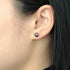 MJ-55 D Color Moissanite Lab Diamond Stud Earring For Women 925 Sterling Silver Wedding Engagement Ear Studs Jewelry