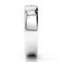 MJ-254 Silver 925 Platinum Diamond Mens Band