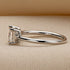 MJ-138 Classic 925 Sterling Silver Moissanite Ring stylish jewelry Anniversary Ring