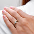 MJ-114 Classic 925 Sterling Silver Moissanite Ring stylish jewelry Anniversary Ring