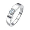 MJ-140 Classic 925 Sterling Silver Moissanite Ring stylish jewelry Anniversary Ring